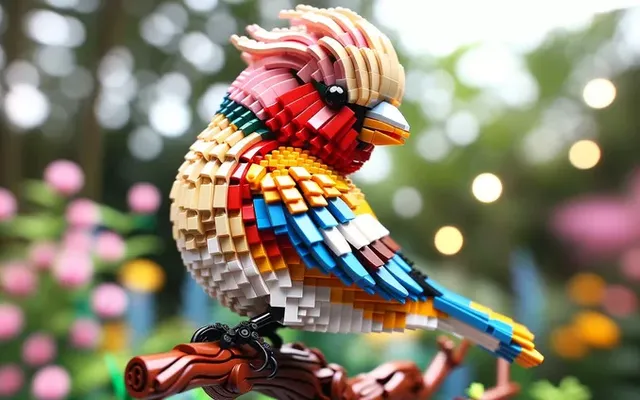 zelfgemaakte vogel lego kidspc.nl