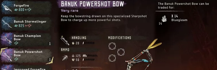 banuk powershot bow horizon zero dawn